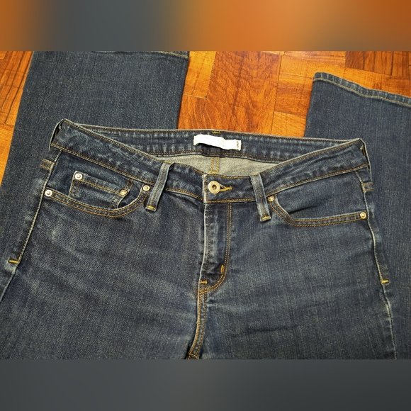 Levi's 545 Low Boot Cut Women's Blue Jeans Size 10 - Picture 2 of 5